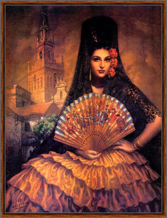 Хесус Хельгуэро - девушка - оригинал