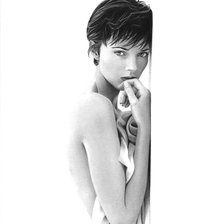 Схема вышивки «Черное-белое»