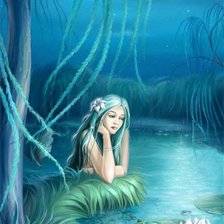 Схема вышивки «Колдовское озеро»