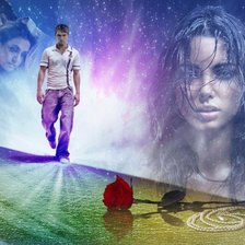 Схема вышивки «Я буду ждать тебя»