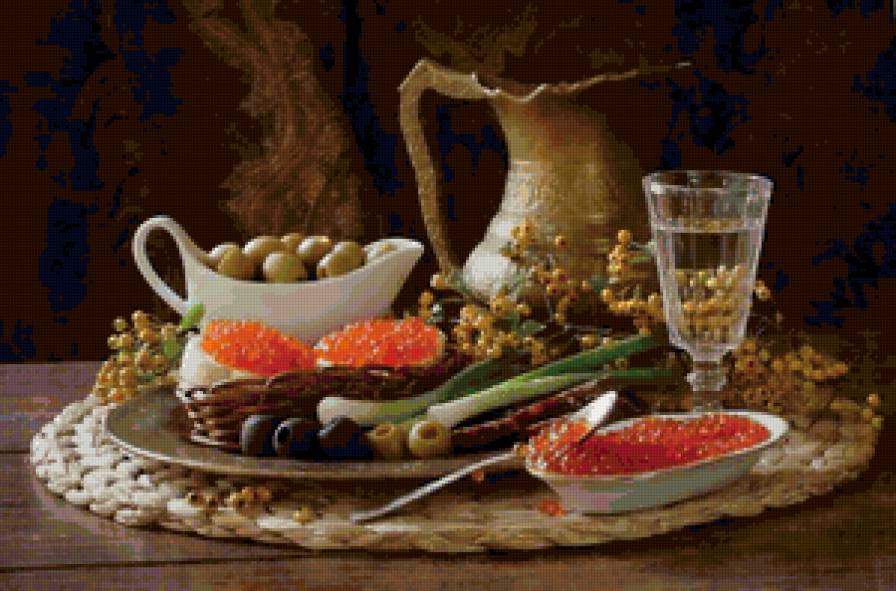 Для кухни - икра, натюрморт - предпросмотр