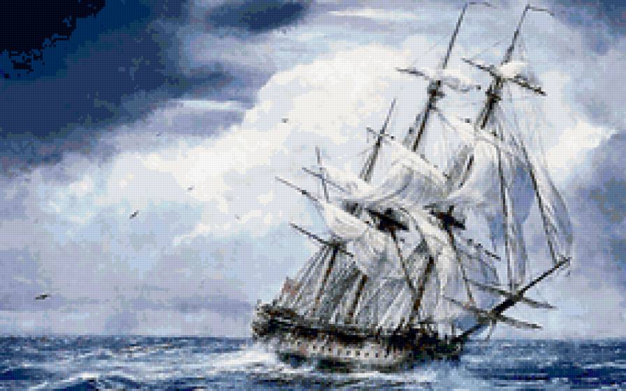 Серия корабли - природа, море, корабль - предпросмотр