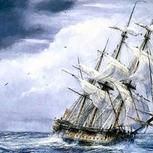 Схема вышивки «Серия корабли»