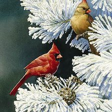 Схема вышивки «В лесу»