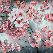 Схема вышивки «Сакура»