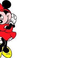 Схема вышивки «мини маус»