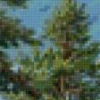 Предпросмотр схемы вышивки «Пейзаж, горы» (№127642)