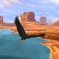 Схема вышивки «полёт»