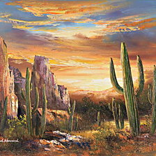 Схема вышивки «пейзаж»