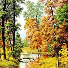 Схема вышивки «Осень»