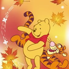 Схема вышивки «винни и тигра»