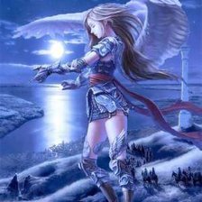 Схема вышивки «ангел»