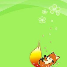 Схема вышивки «лисичка»