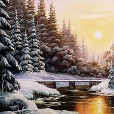 Схема вышивки «красивые закаты»