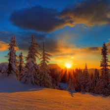 Схема вышивки «красивые закаты»