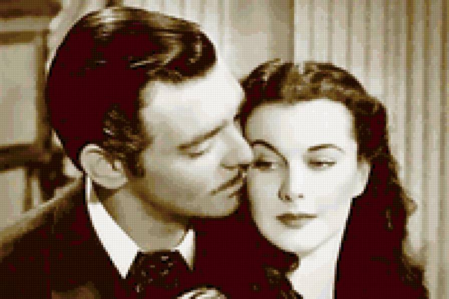 Скарлет О'Хара и Ретт Батлер - предпросмотр