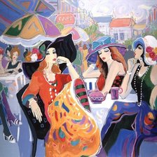 В летнем кафе