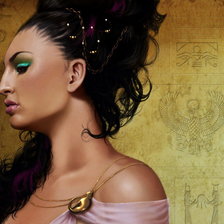 Схема вышивки «Девушка5»