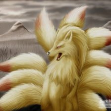 Схема вышивки «Демон-лис»