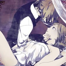 Схема вышивки «Парочка Лен и Рин»