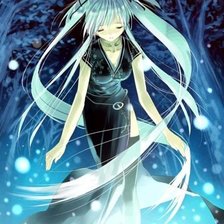 Схема вышивки «Мику»