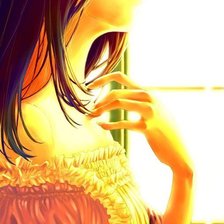 Схема вышивки «Девушка»