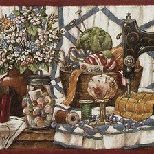 Схема вышивки «Шитье»