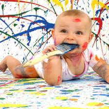 Схема вышивки «Юный художник»