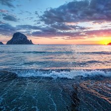 Схема вышивки «Море»