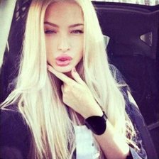 Схема вышивки «Девушка»