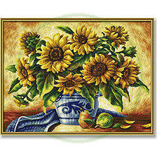 Схема вышивки «Подсолнухи»