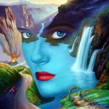 Схема вышивки «Взгляд»