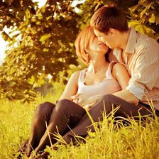 Схема вышивки «Заблуди меня в теплой осени»