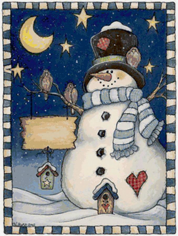 Снеговик - новый год, снеговик.зима - предпросмотр