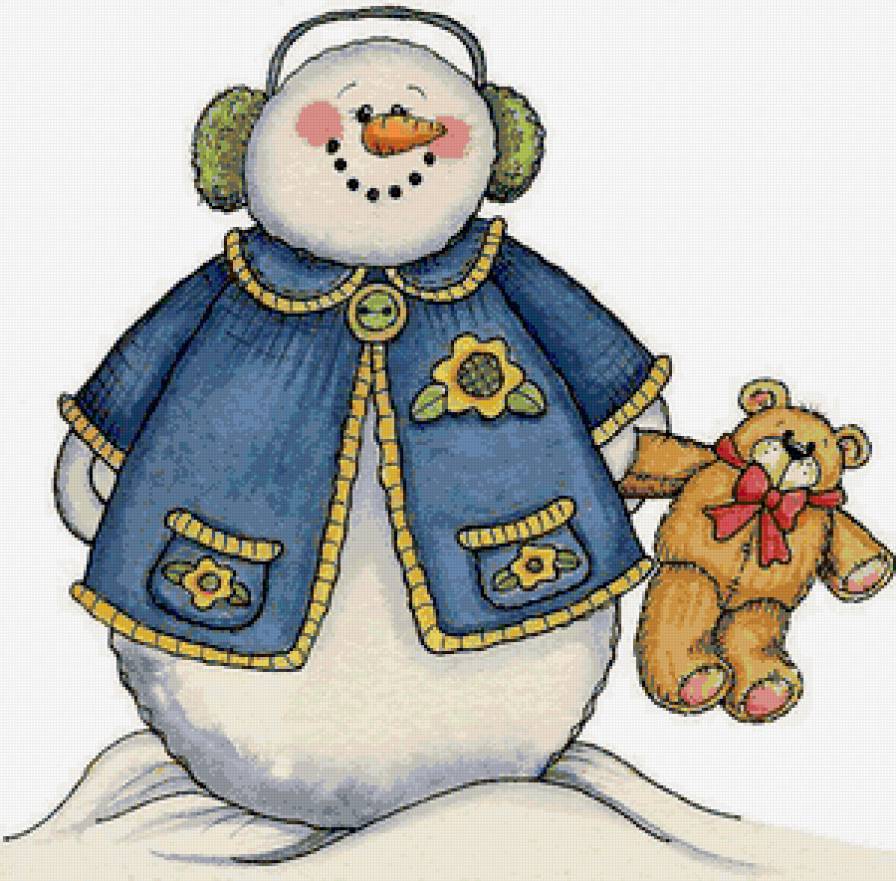 Снеговик 2 - новый год, снеговик.зима - предпросмотр