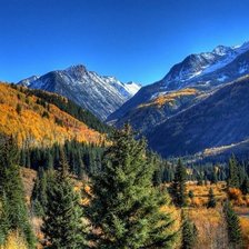 Схема вышивки «Горы»