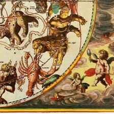 Схема вышивки «карта созвездий - 4 низ»