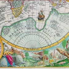 красивая карта мира - 4 низ