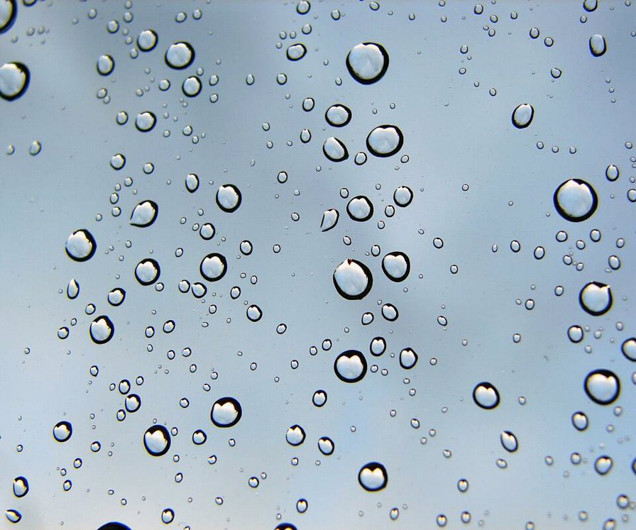 Капли на стекле - оригинал