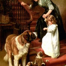 Схема вышивки «детство векторианской эпохи»