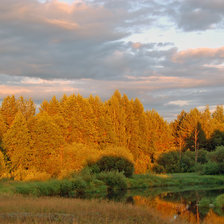 Схема вышивки «Осенний вечер»