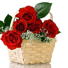 Корзина роз