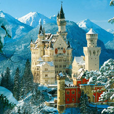 Схема вышивки «Немецкий замок»