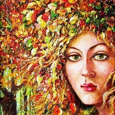 Схема вышивки «Леди Осень»