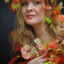 Схема вышивки «Леди Осень»