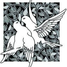 Схема вышивки «Голуби»