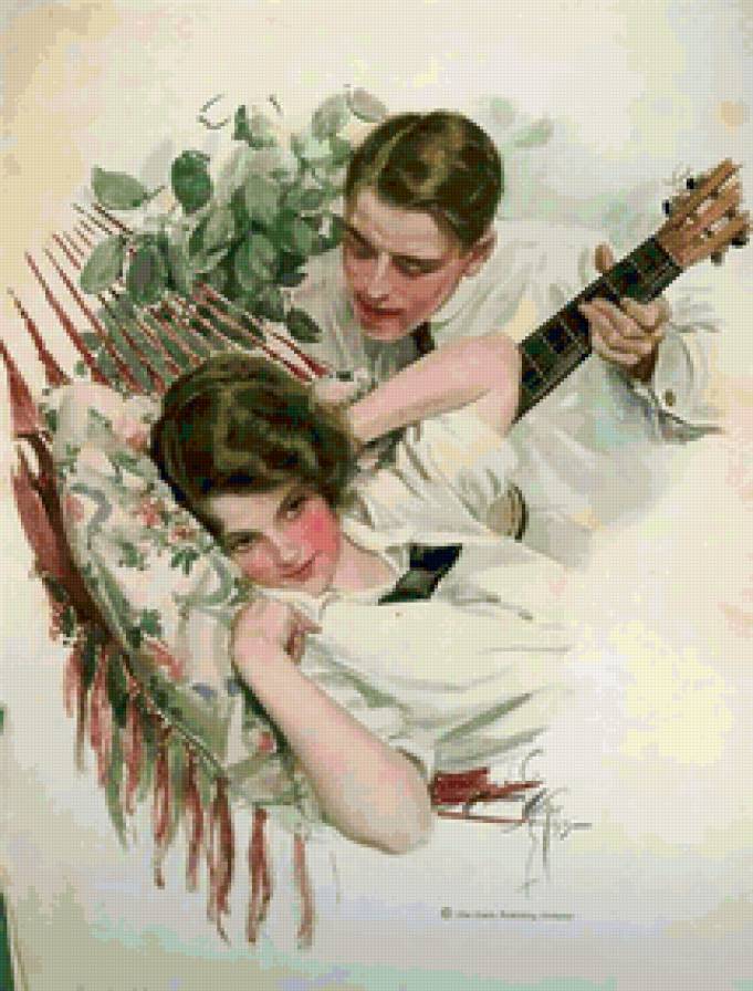 №129592 - девушка, пара - предпросмотр