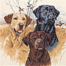 Схема вышивки «ОХОТНИКИ»