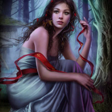 Схема вышивки «нимфа»