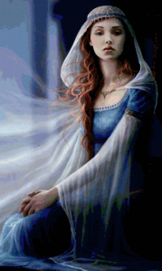 леди фентази - фея, картина, девушка, красота, портрет, фентази - предпросмотр